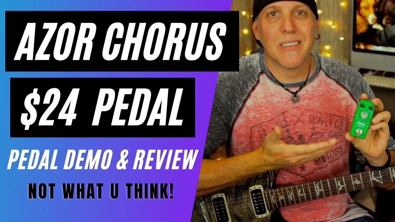 $24 Analog Chorus Pedal from Azor Review and Demo (not what u think!)