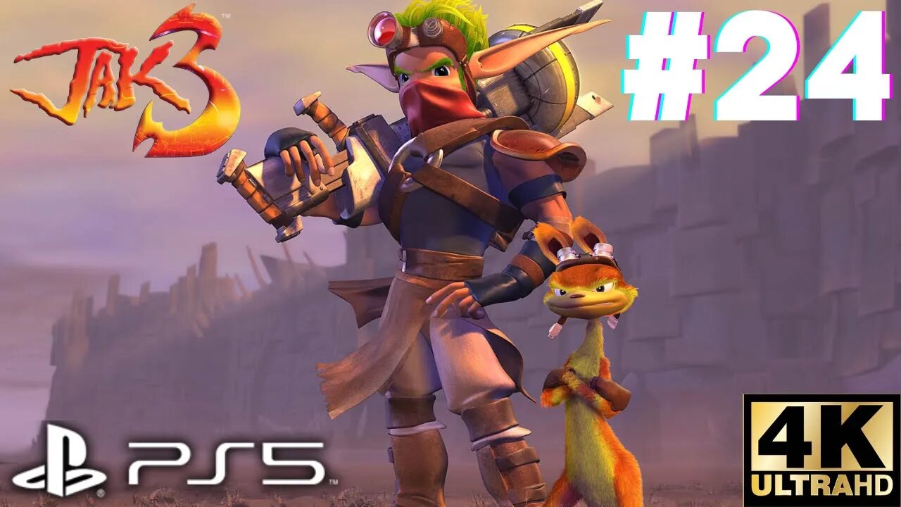 Jak 3 Mission #24: Complete Tess' New Gun Course | PS5, PS4 | 4K (No Commentary Gaming)