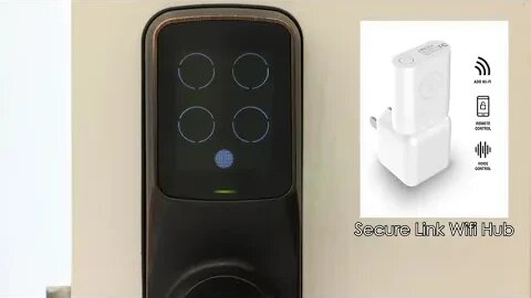 Lockly Secure Pro, Wi Fi Smart Door Lock, Keyless Entry Door Lock, PIN Genie® Keypad, 3D Biometric F