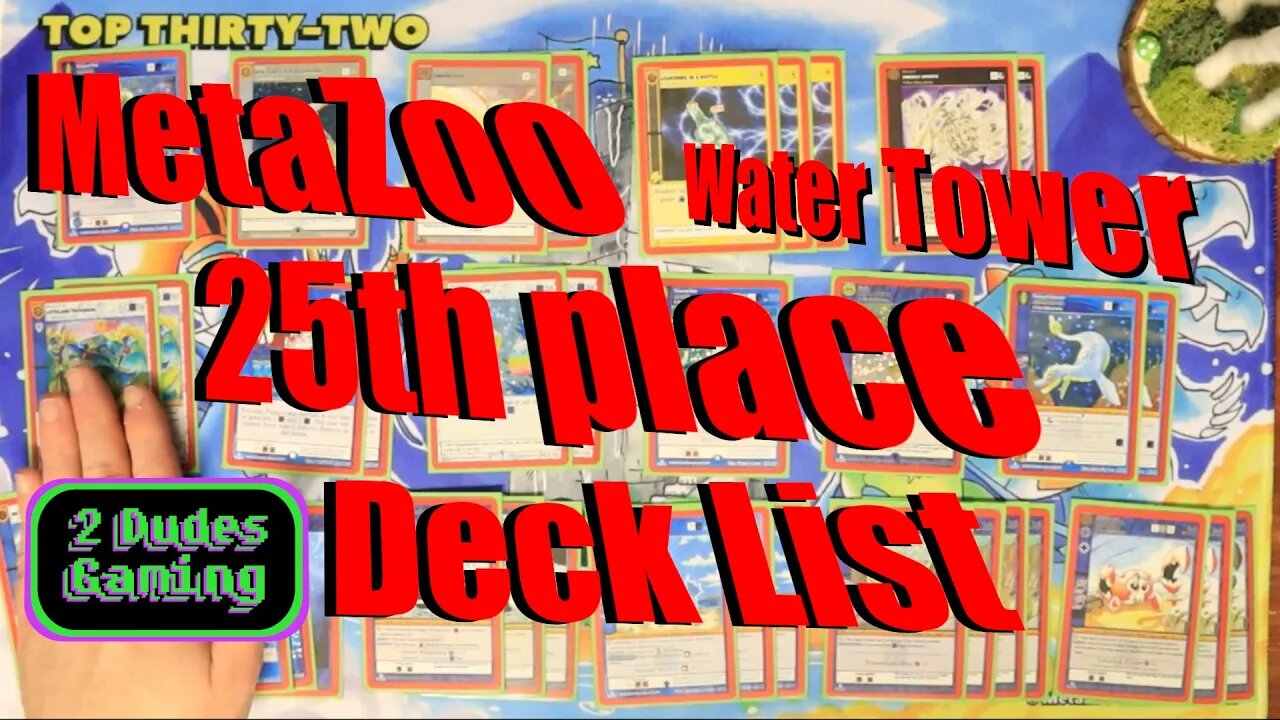 Top 32 water tower 25th place deck list [MetaZoo]