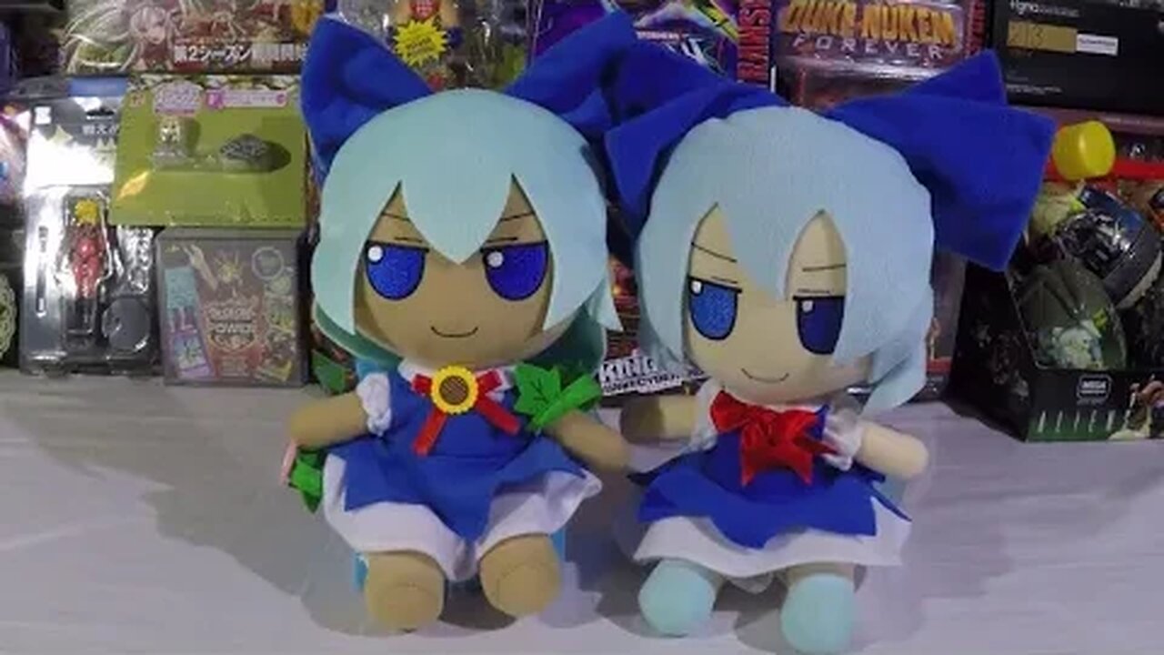 Touhou Gift fumo Summer Cirno plushie unboxing