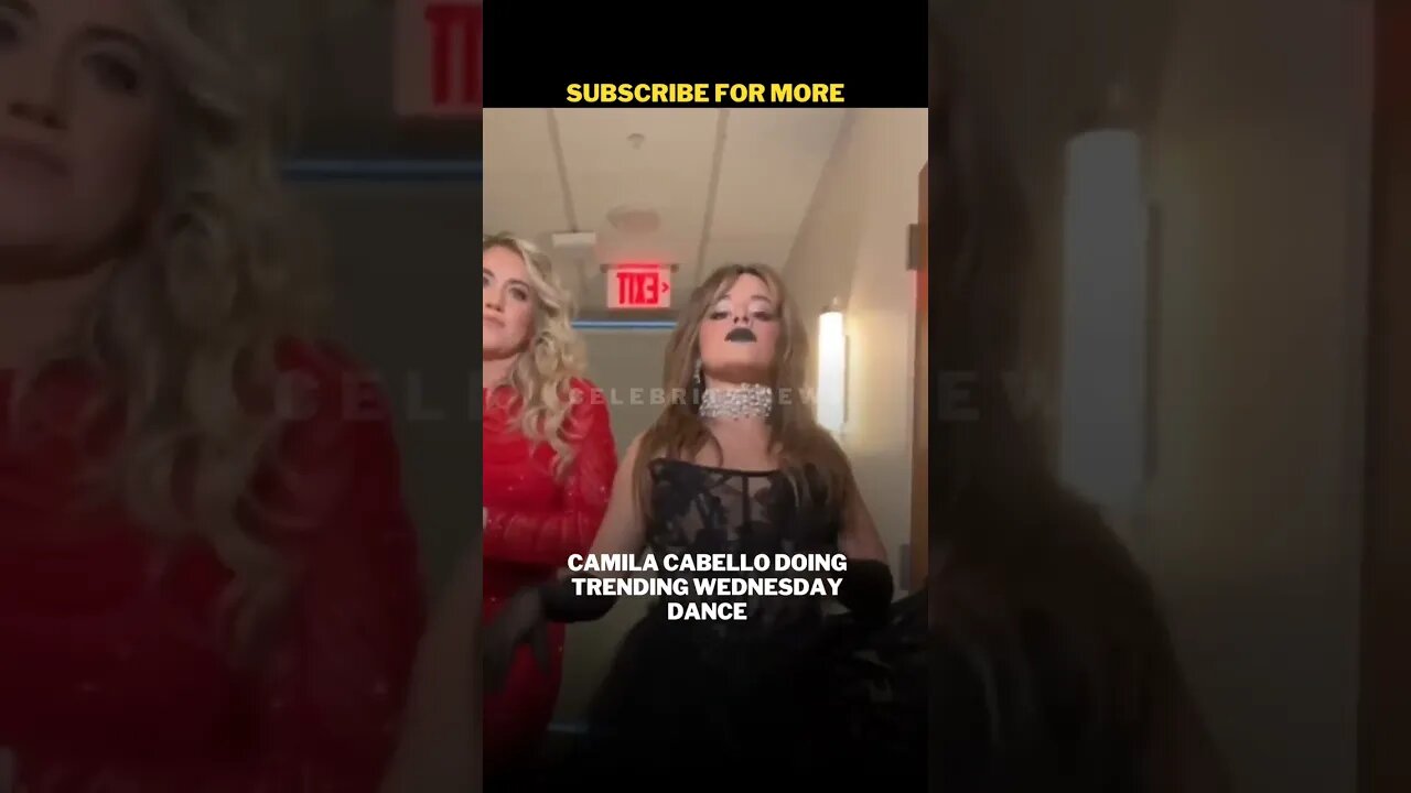 Camila Cabello shared trending wednesday dance