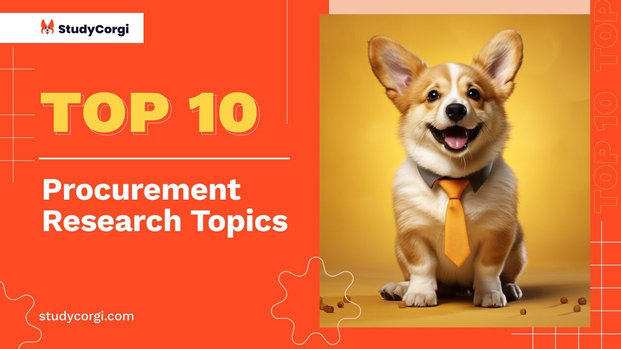 TOP-10 Procurement Research Topics