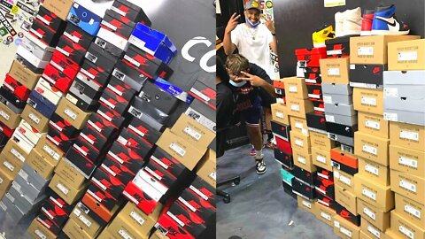 WE SPENT $100,000 ON SNEAKERS IN 20 MINUTES!!!!