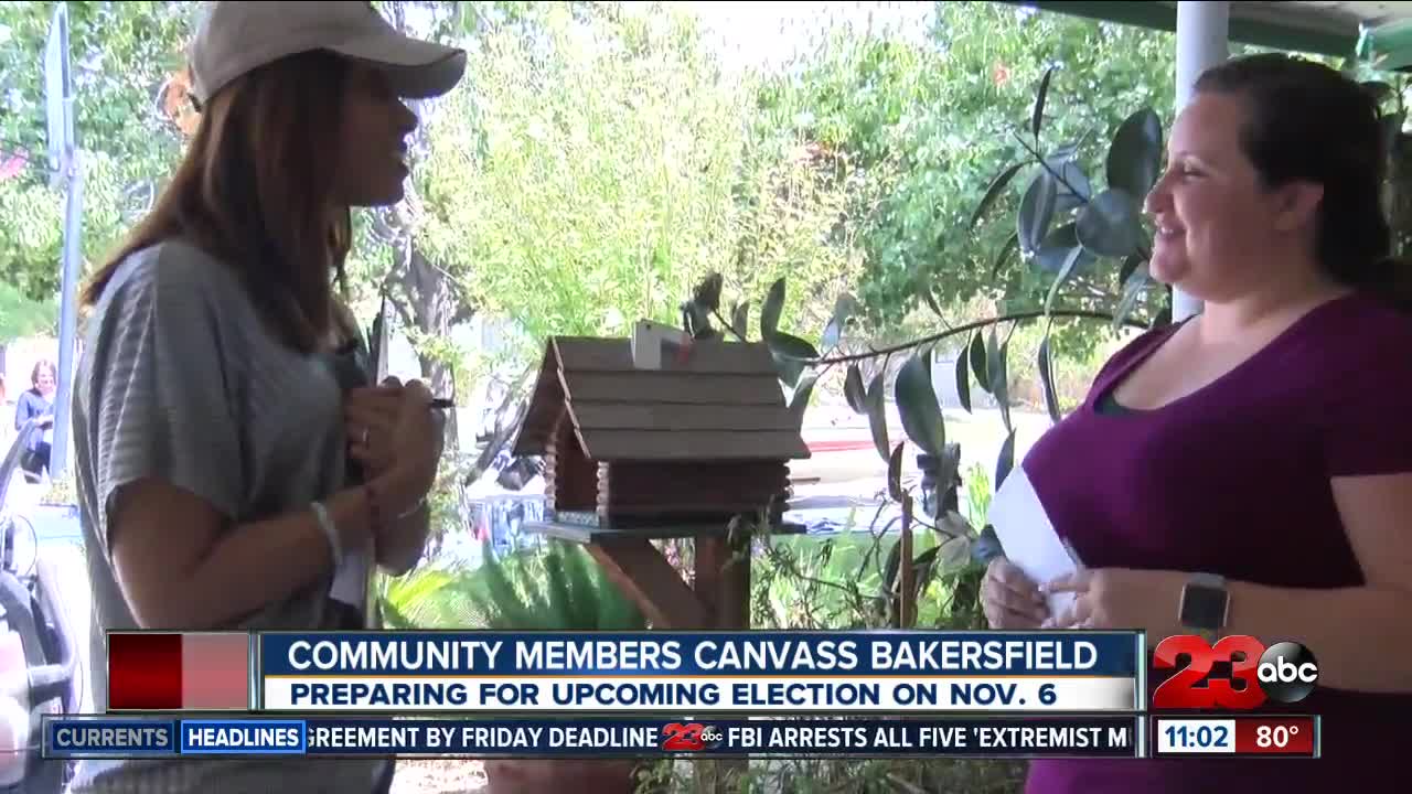 Community members canvass Bakersfield alongside Tatiana Matta