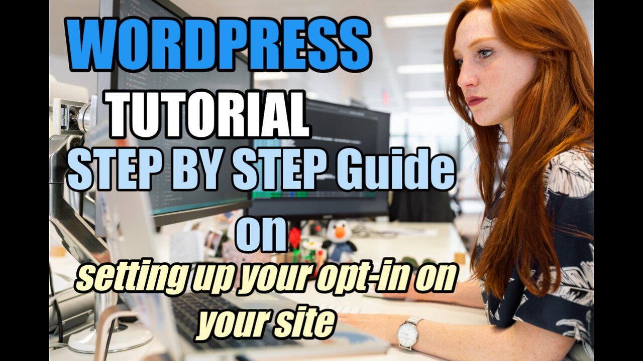 Setting up opt-in on your site with WordPress