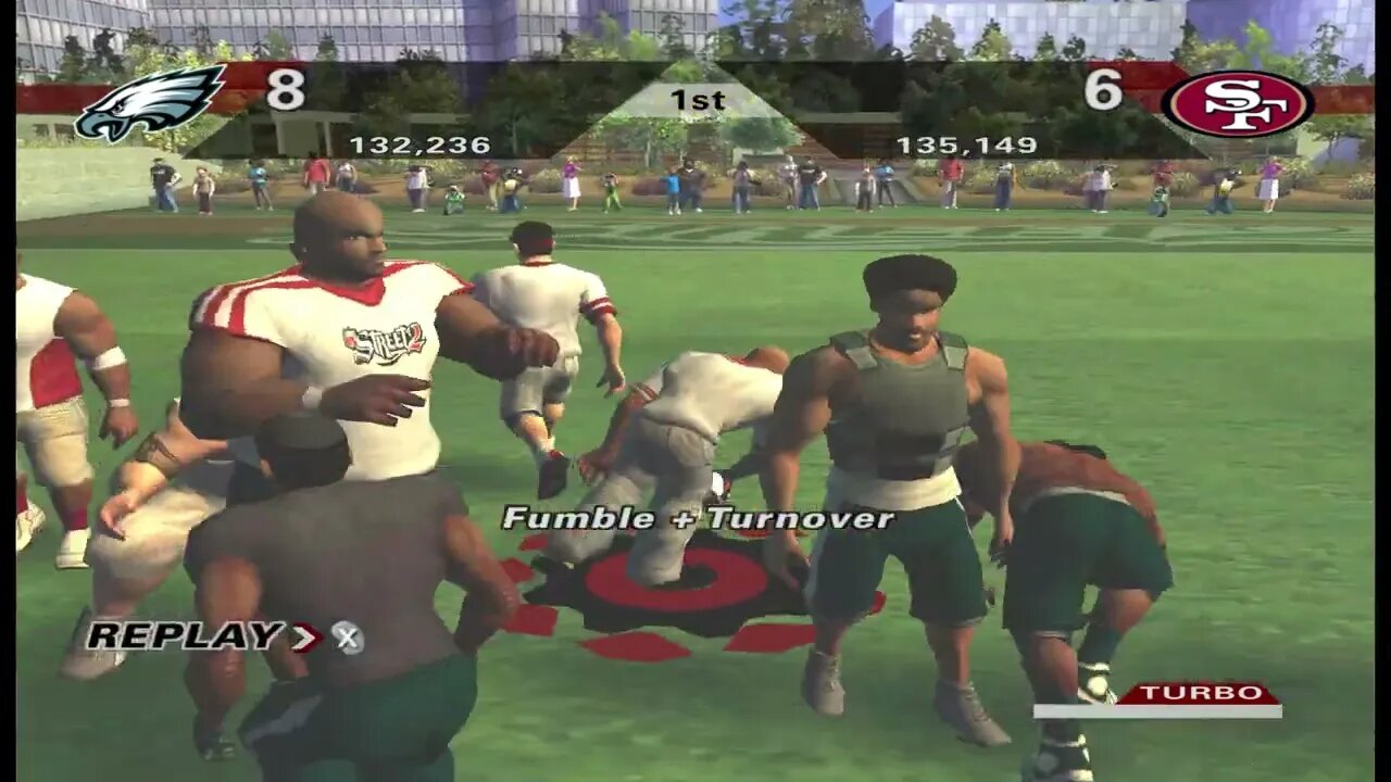 NFL Street 2 49ers vs Eagles