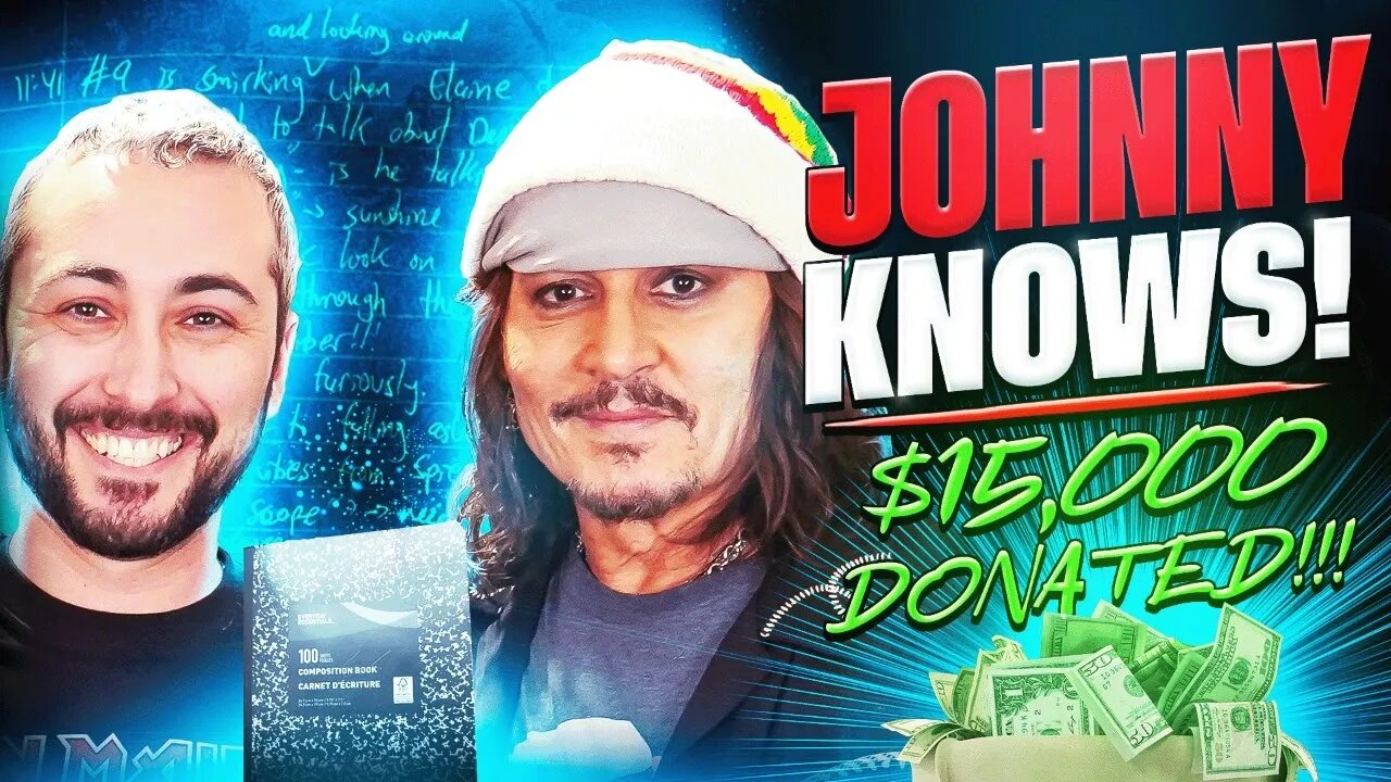 Johnny Depp Now Officially Knows I Donated $15,000 in his Honor after Auctioning off the Trial NB