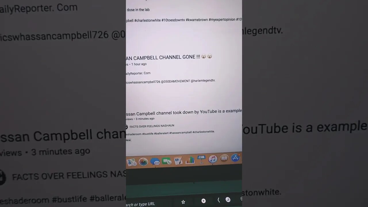 Hassan Campbell Channel Terminated #truefreeman