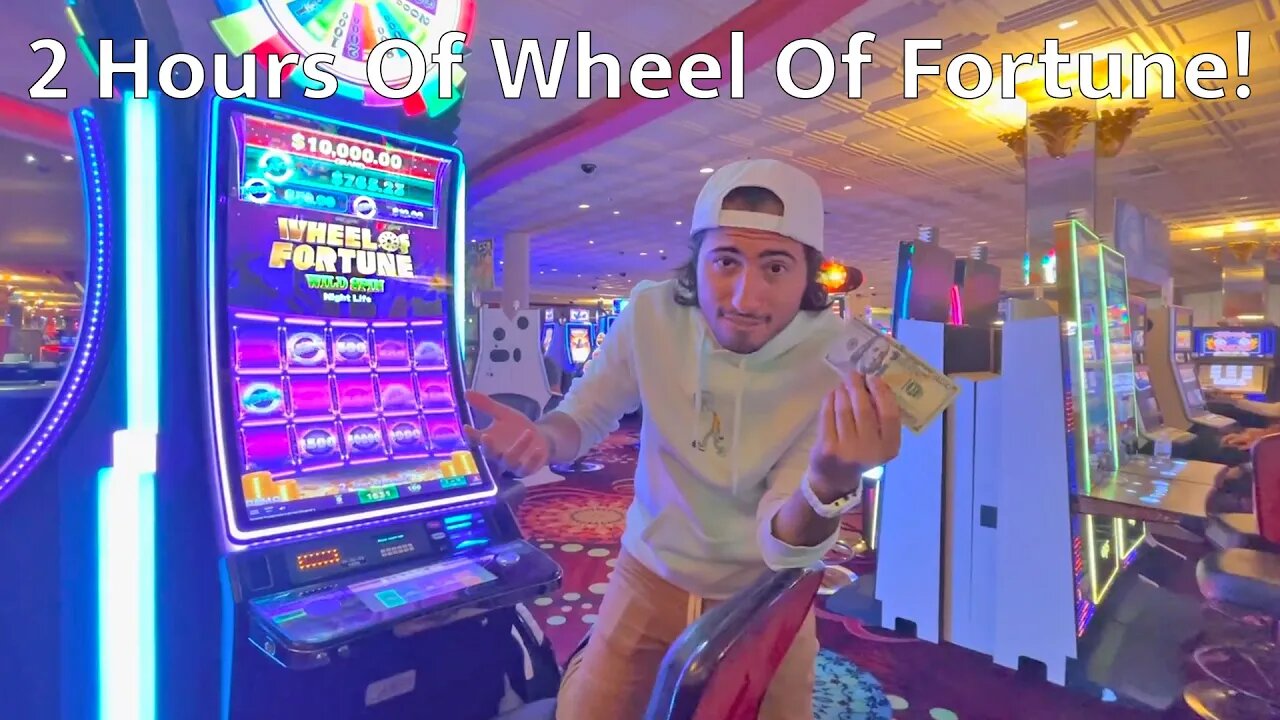 2 Hours Of Wheel Of Fortune Slot Play In Las Vegas!