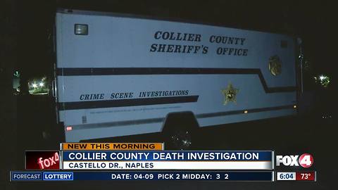 Death investigation on Castello Drive in Naples