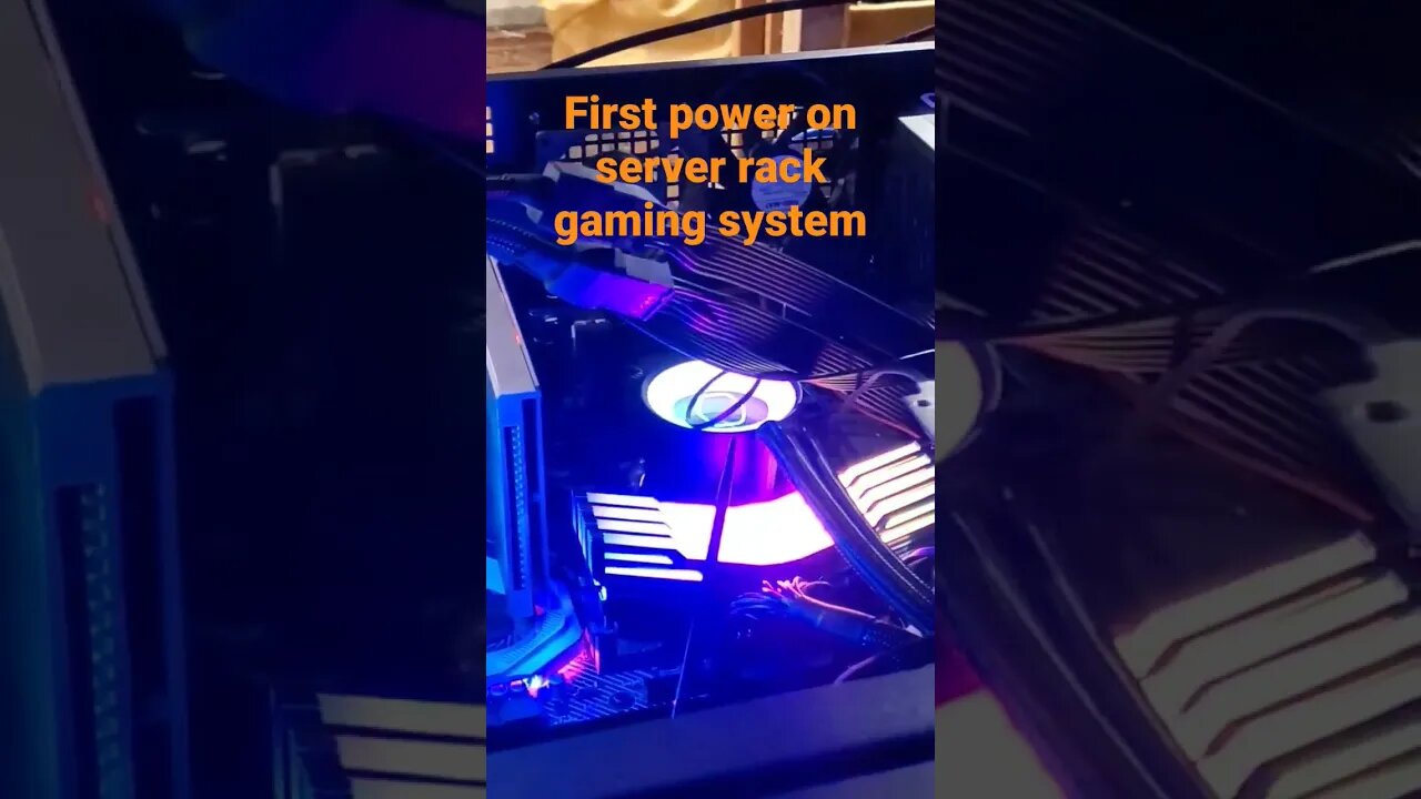 first power on gaming rack server