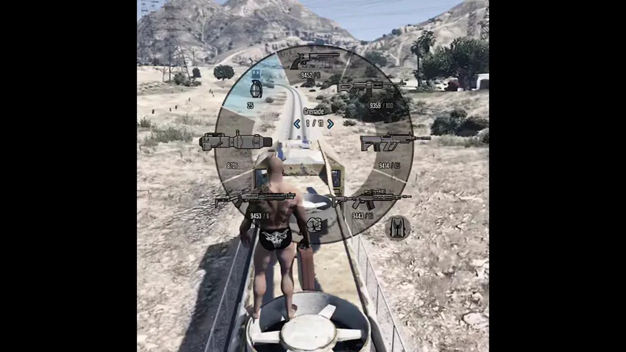 How To Stop Train In GTA V With The Rock