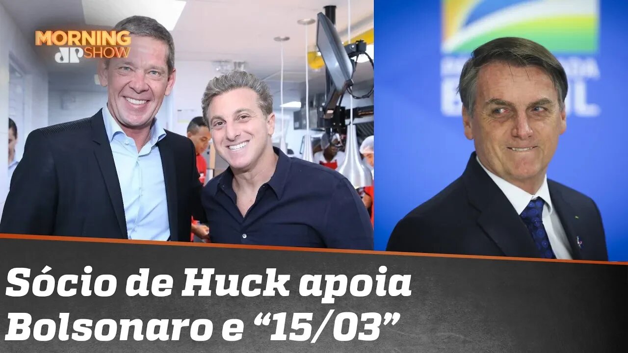 Sócio de Luciano Huck, dono do Madero apoia Bolsonaro e manifestação do 15/3