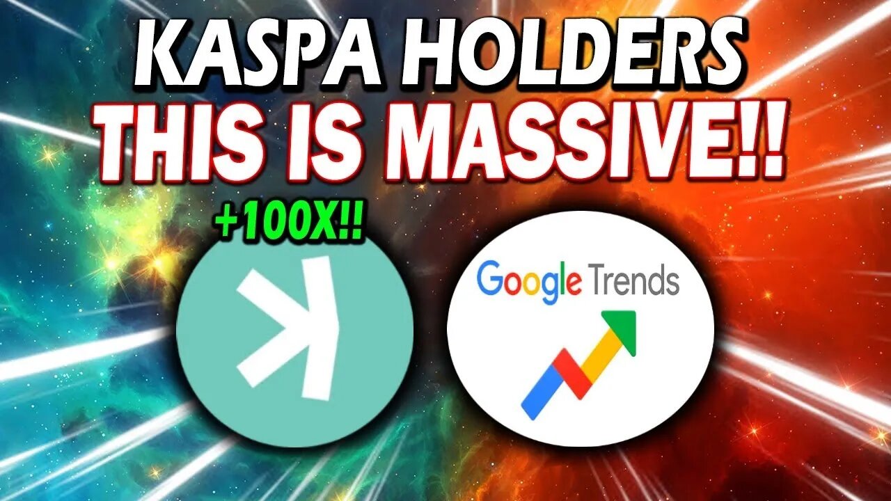 KASPA GOOGLE TRENDS!! KASPA 100X INCOMING!! *MASSIVE NEWS!!*