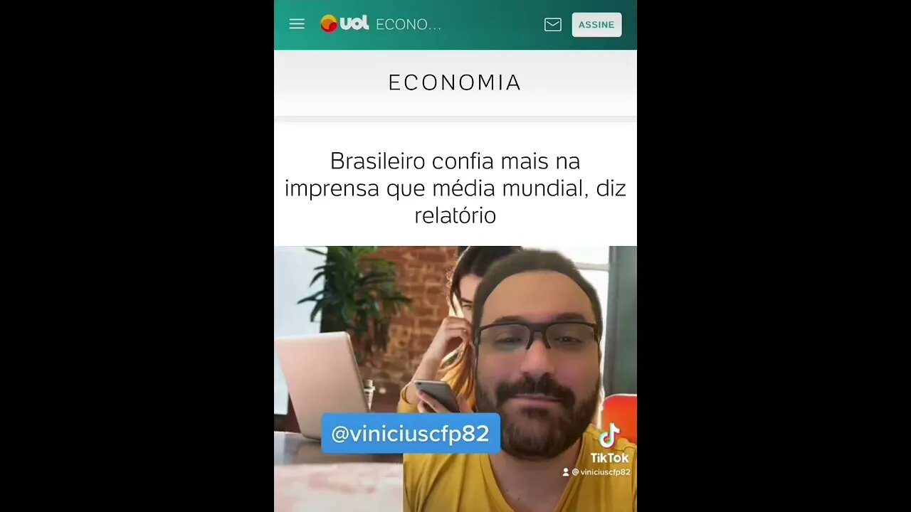 COMPREENSÍVEL! De acordo com a Reuters, mais da metade da população não confia na imprensa.