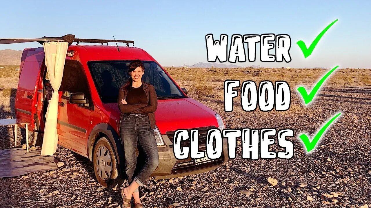 Solo Female Vanlife | How I Pack In My Tiny Ford Connect!