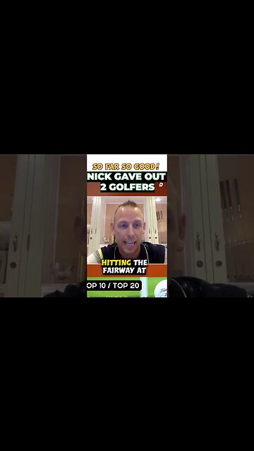 ⛳️ It PAYS to Watch WagerTalk TV | Nick Borrman Offers Two Golfers to Make the Leaderboard