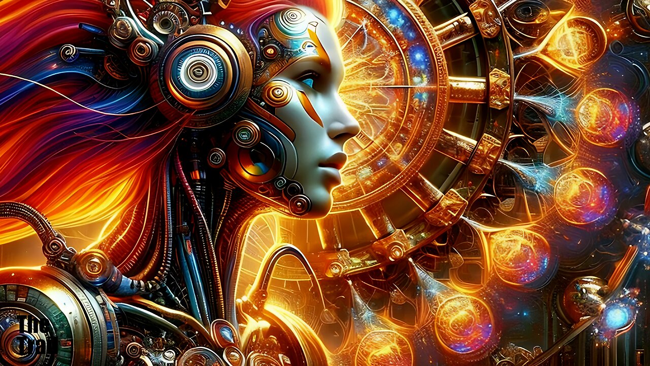 Chill Beats Music - Dance Only for Tonight | (AI) Steampunk Android Neon Kaleidoscope Ambiance