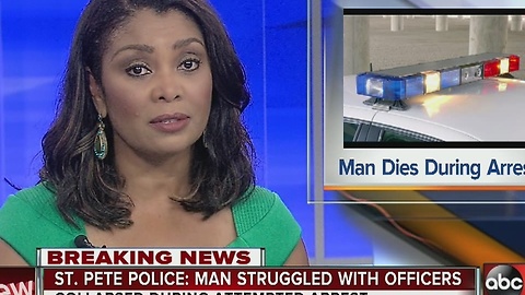 Man dies during struggle with St. Pete officers