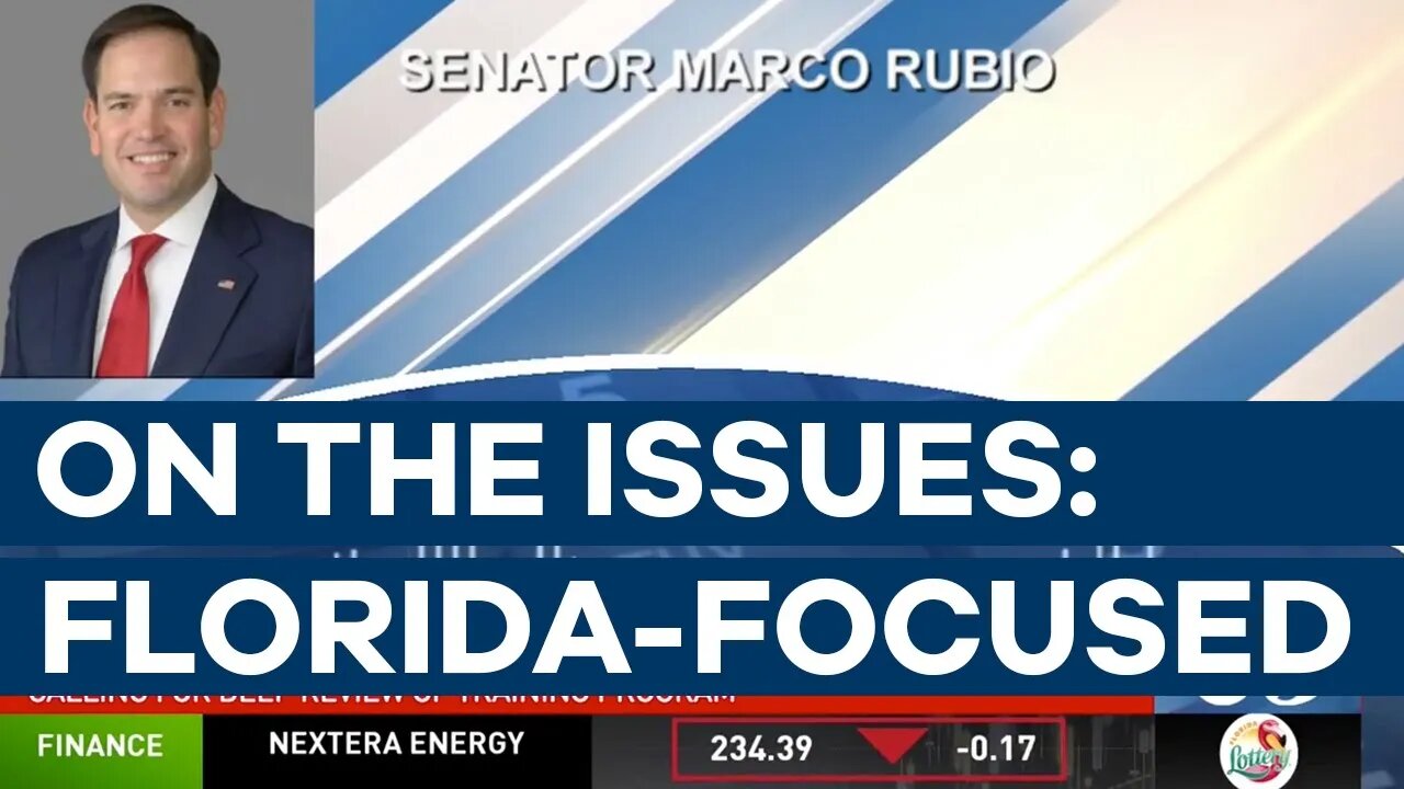 Sen. Rubio Speaks Out Following the Pensacola Shooting