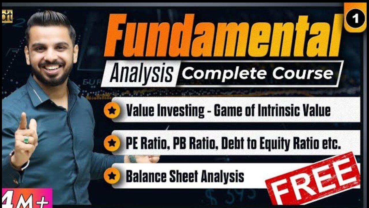 Mastering Stock Market Fundamentals: Analyze Stocks Like a Pro!"