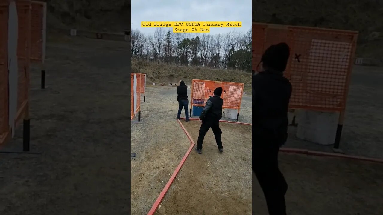 🤯🫡OBRPC #uspsa January Match Stage 06 Dan #unloadshowclear #ipsc