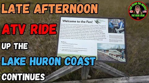 Late Afternoon ATV Ride Up The Lake Huron Coast - Part-2 - August 24th, 2024