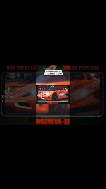 Need for Speed MOBILE OFICIAL EA está incrível, com uma pegada de Asphalt 😱🎮📱