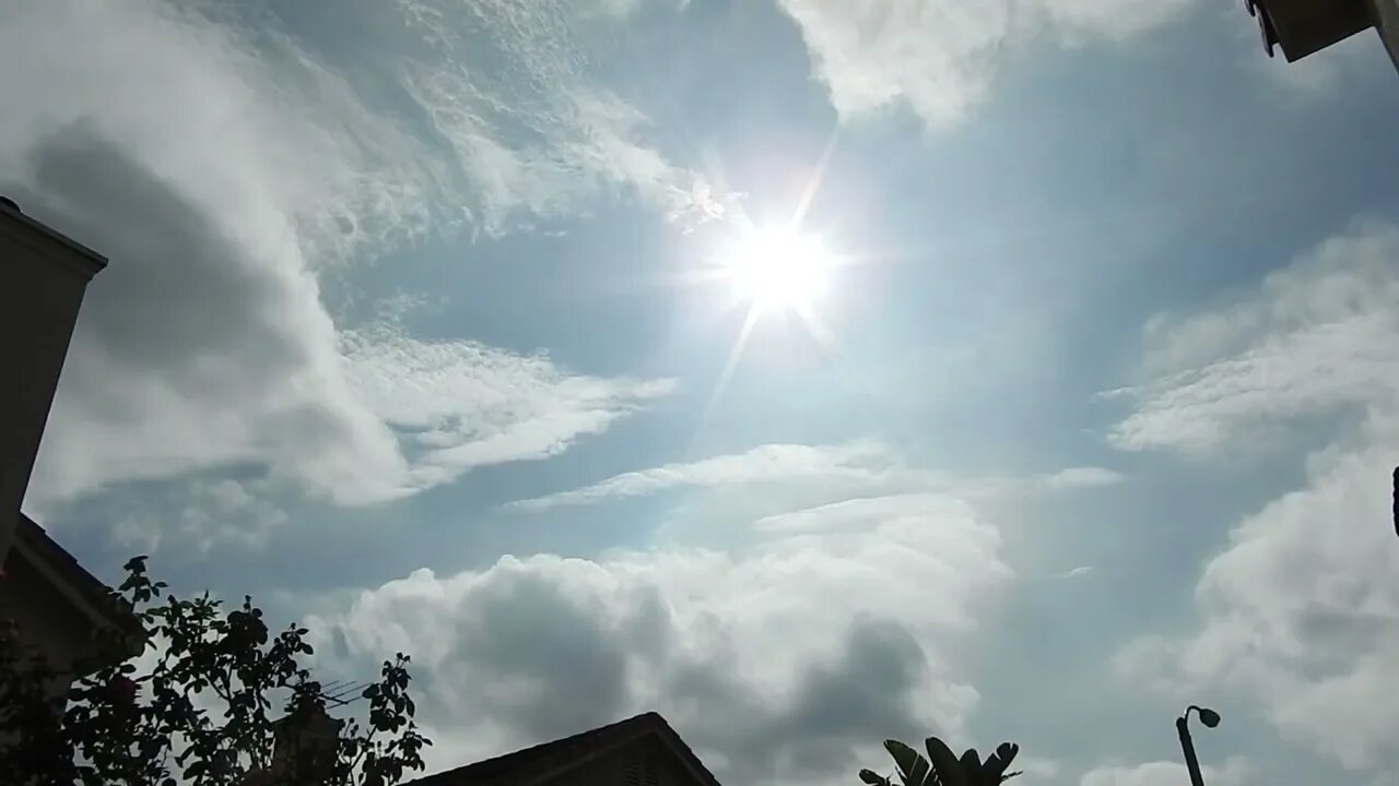 color in the clouds, a few planes and a couple of bugs on September 11, 2022 over Corona, CA USA