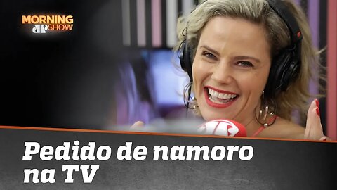 O dia em que Maria Cândida foi pedida em namoro ao vivo na TV