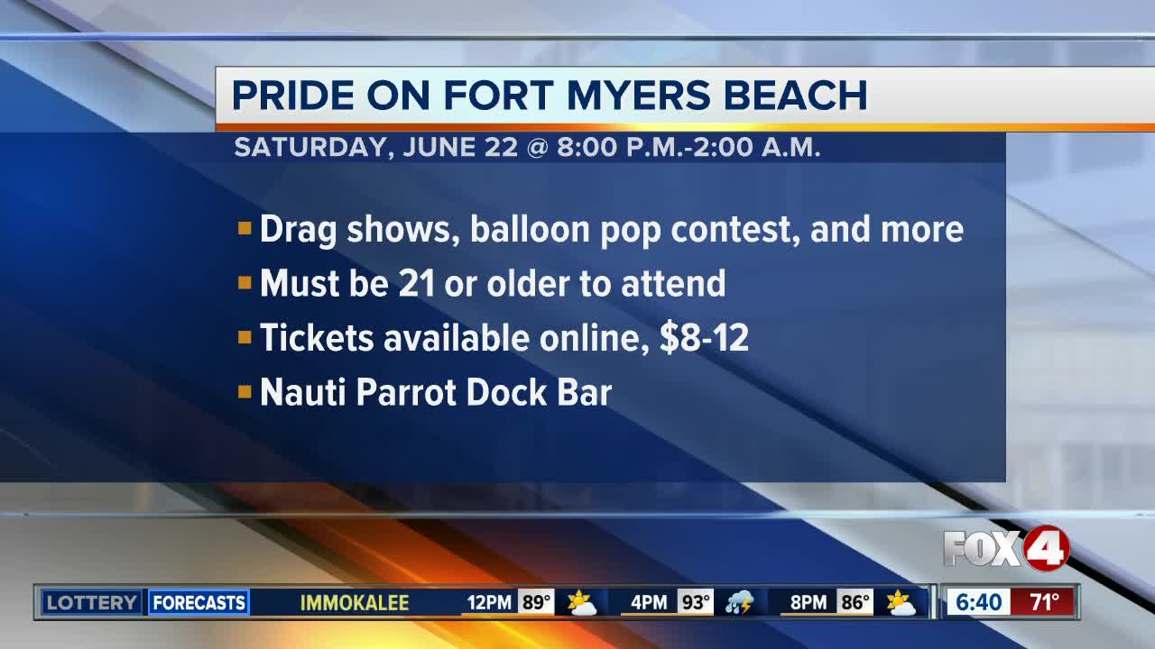 Pride Event scheduled on Fort Myers Beach Saturday