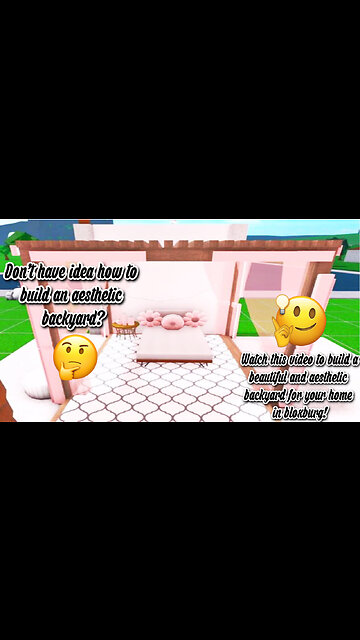 Backyard idea shorts #bloxburg #bloxburgbuild #asheybloxbuild