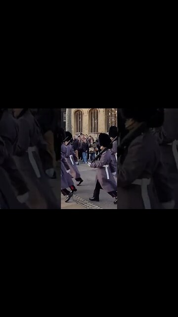 Guards marching at the Tower #toweroflondon