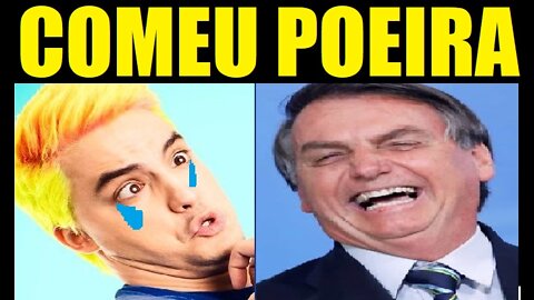 FELIPE NETO ENGOLE POEIRA DE BOLSONARO NO FLOW