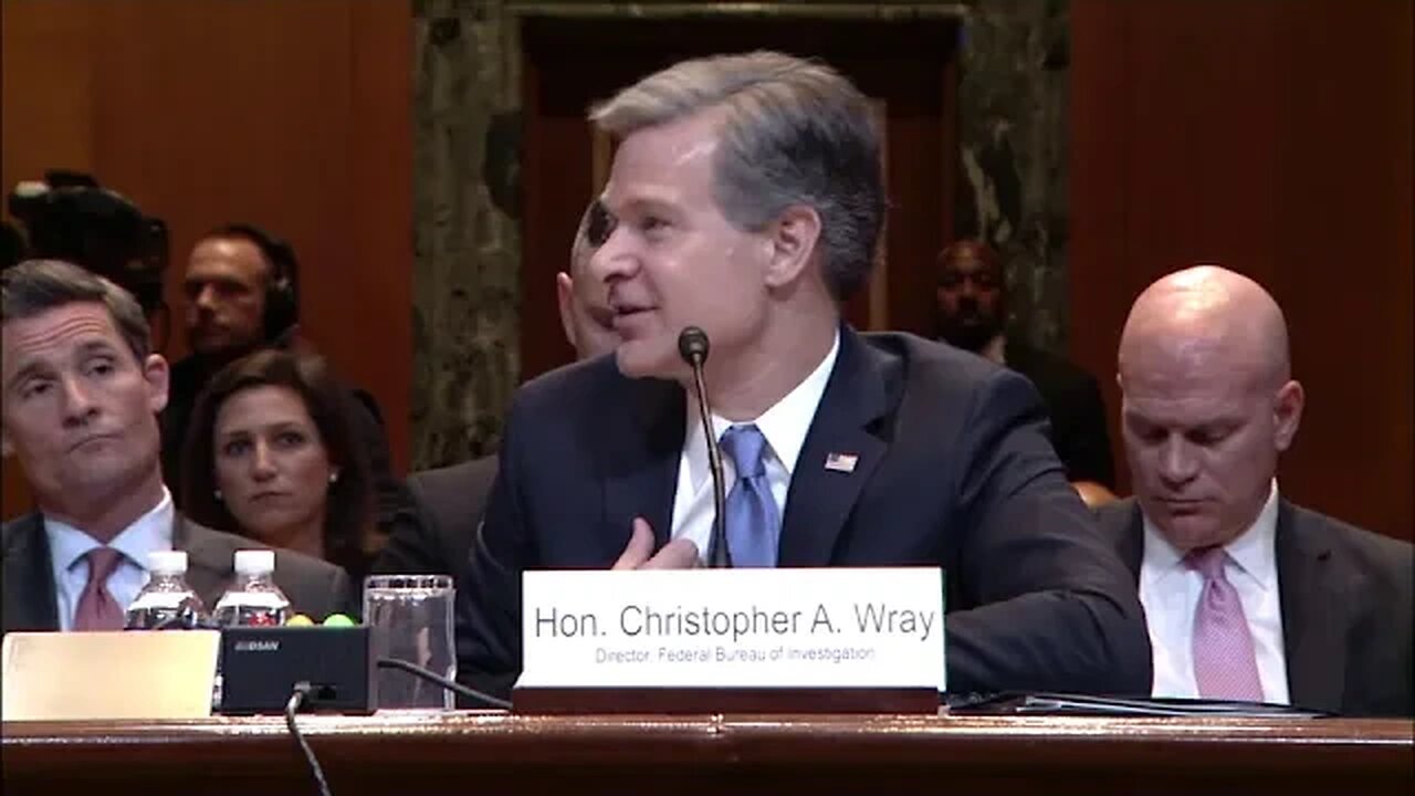 Rubio Discusses Protecting Elections From Foreign Interference w/ FBI Director Wray