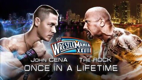 "Once In A Lifetime" The Rock vs John Cena WrestleMania 28 Highlights