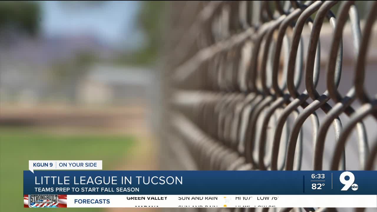 Tucson-area little league teams prepare for fall season with COVID-19 precautions