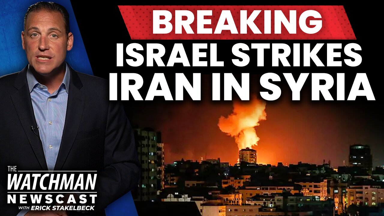 Israel AIRSTRIKES Hit Iranian Targets Near Russian Base; Message to Moscow? | Watchman Newscast