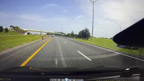 Tesla autopilot SLAMS on brakes on highway in BOTH LANES infront of DUMP TRUCK!