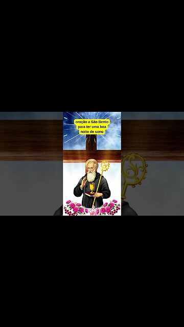 Oração a São Bento para ter uma boa noite de sono #shorts