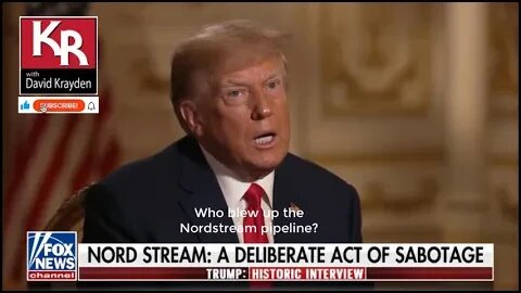 Trump on Nordstream. BOOM! #shorts