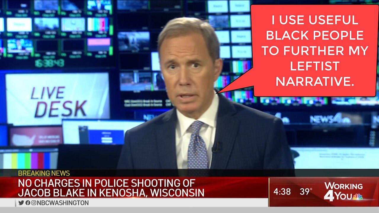 NBC 4 Leftist anchor Jim Handly uses and attacks black people to fit his narrative