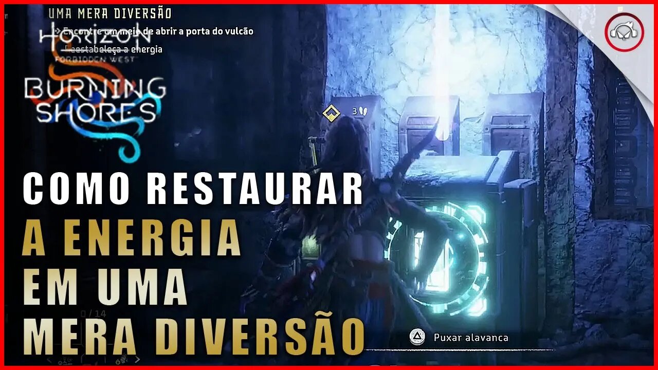 Horizon DLC Burning Shores, Como reestabelecer a energia em Uma Mera Diversão | super dica PT-BR