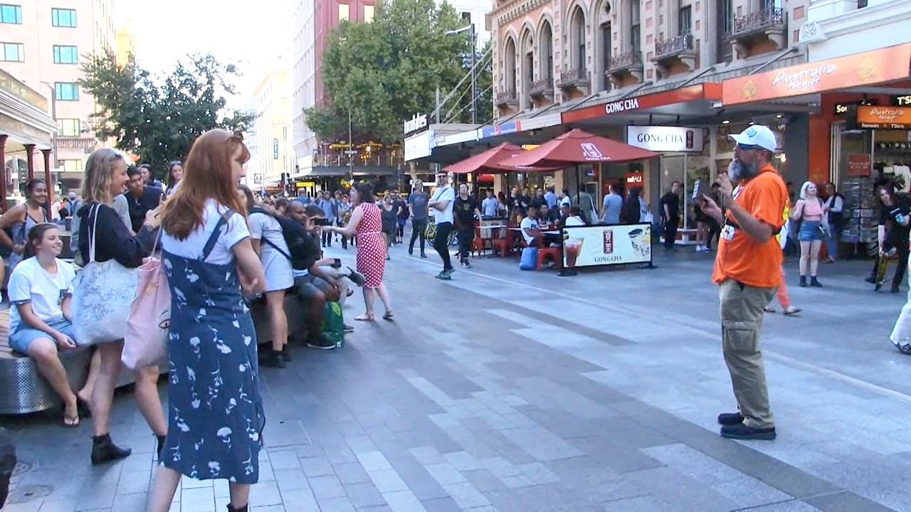 Astonishingly Apathetic Adelaide - GOD WAS WORKING! | Street Preaching - Kerrigan Skelly