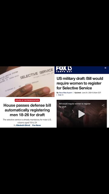 DID YOU GET ONE? Selective Service System #militarydraft #ww3