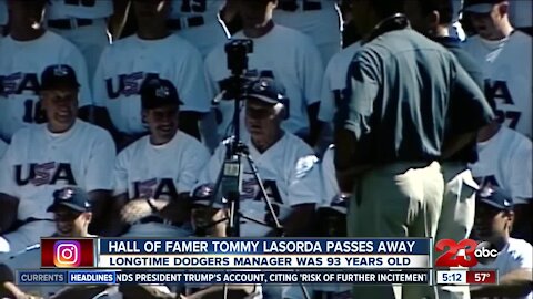 Honoring Tommy Lasorda