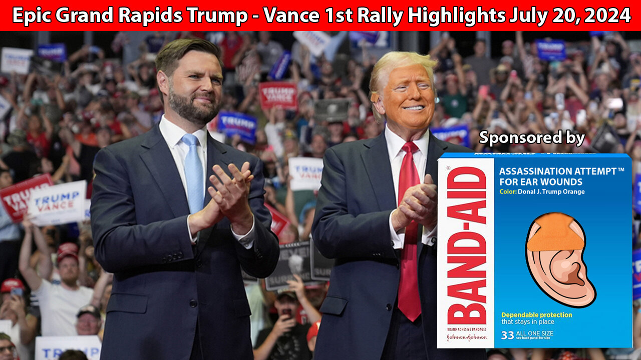 Epic Grand Rapids, Michigan Trump-Vance 1st Rally Highlights July 20, 2024