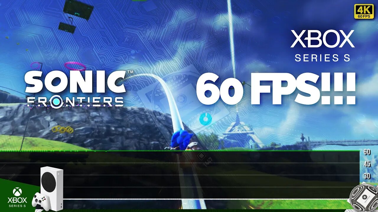 Sonic Frontiers on Xbox Series S Performance Mode (60 FPS!!!!) - Quick Benchmark