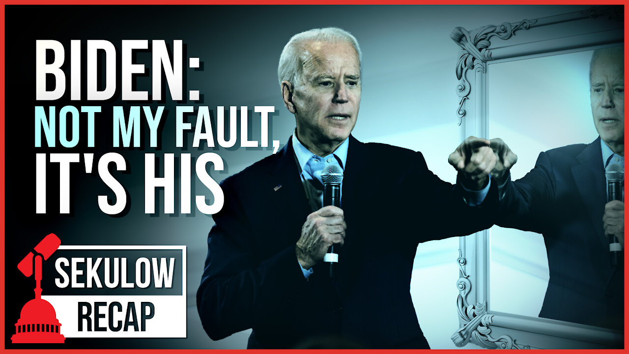 Biden Points the Finger on Afghanistan Disaster